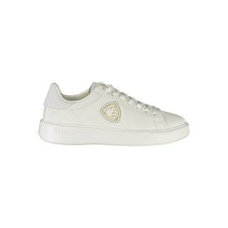 Zapatillas para hombre de poliéster blanco  