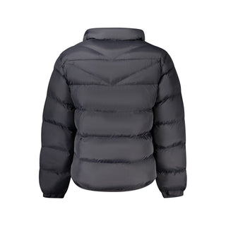 Chaqueta negra de poliamida para hombre