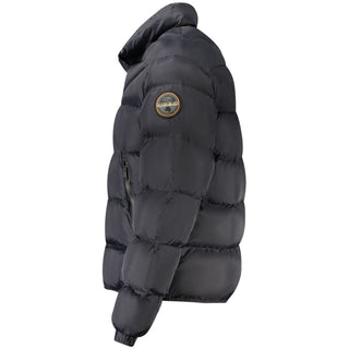 Chaqueta negra de poliamida para hombre