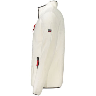 Sudadera para hombre de poliéster blanca  