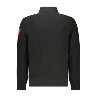Schwarzes Polyester-Herren-Sweatshirt