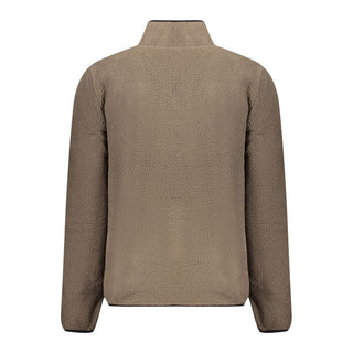 Maronfarbenes Polyester-Sweatshirt für Herren