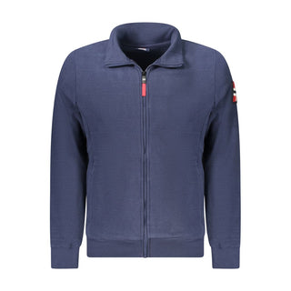 Blu Polyester Mens Sweatshirt