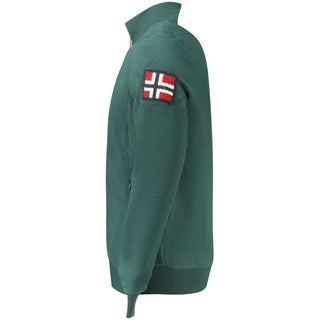 Verde Polyester Men Sweatshirt
