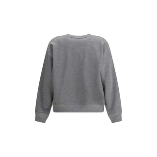 Sudadera gris de algodón