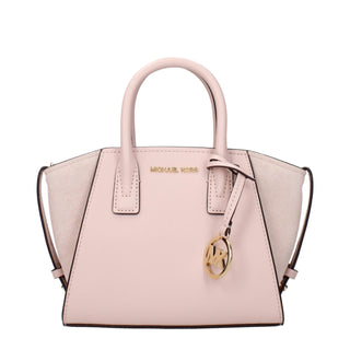 Rosa Lederhandtasche