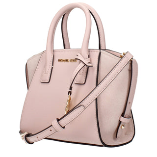 Rosa Lederhandtasche