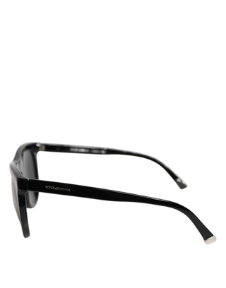 DG4281 Schwarze runde Vollrand-Sonnenbrille