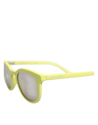 DG4324 gelbe Sonnenbrille mit Spiegelgläsern und Rahmen