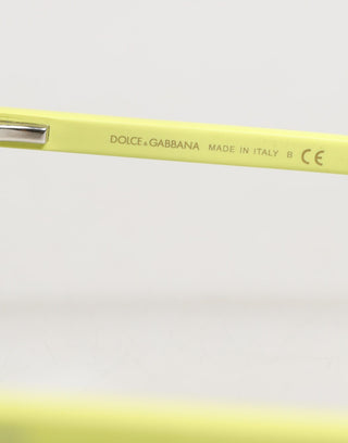 DG4324 gelbe Sonnenbrille mit Spiegelgläsern und Rahmen
