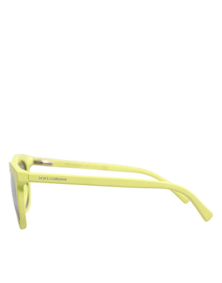 DG4324 gelbe Sonnenbrille mit Spiegelgläsern und Rahmen