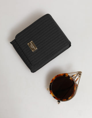 Gold Havana Rahmen DG Fatto A Mano Brillen Sonnenbrille