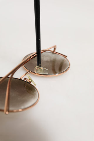 DG2215K Gold Metall Runde Sonnenbrille
