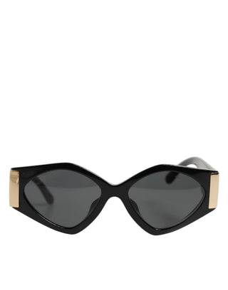 DG4396 Grau-verlaufende schwarze Sonnenbrille mit unregelmäßigem Rahmen