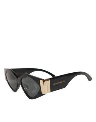 DG4396 Grau-verlaufende schwarze Sonnenbrille mit unregelmäßigem Rahmen