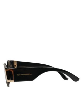 DG4396 Grau-verlaufende schwarze Sonnenbrille mit unregelmäßigem Rahmen