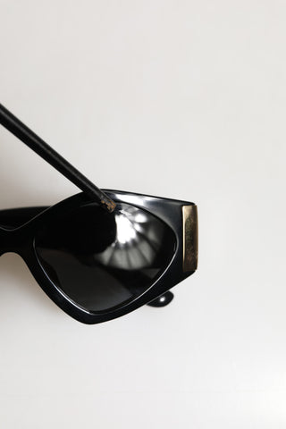 DG4396 Grau-verlaufende schwarze Sonnenbrille mit unregelmäßigem Rahmen