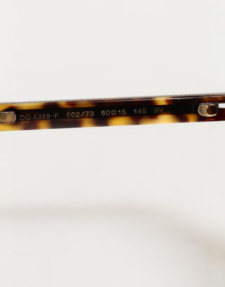 Gafas de sol con montura piloto de carey marrón oscuro  
