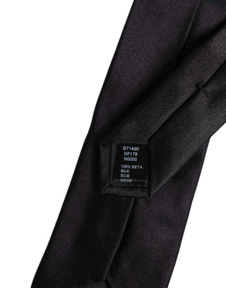 Schwarze Sicherheitsnadeln aus Seide, verstellbare Krawatten-Accessoire