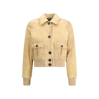 Beige Goatskin Jacket