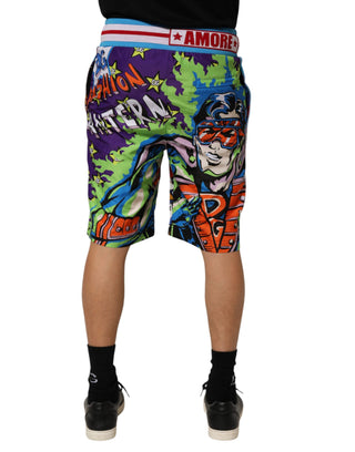 Mehrfarbige Herren-Bermudashorts Captain Sicily