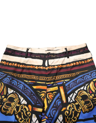 Mehrfarbige Julias Caesar Print Tapered Hose