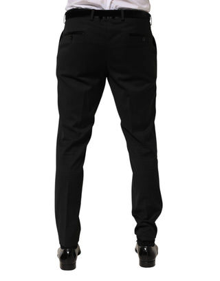 Schwarze Anzugshose aus Wolle für Herren