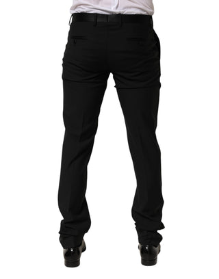 Schwarze Anzugshose aus Wolle für Herren