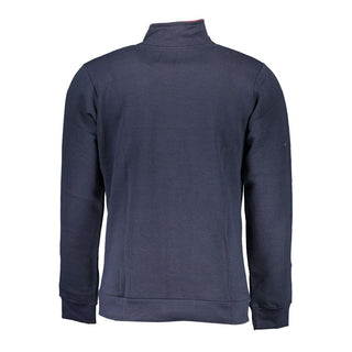 Sudadera azul de poliéster para hombre