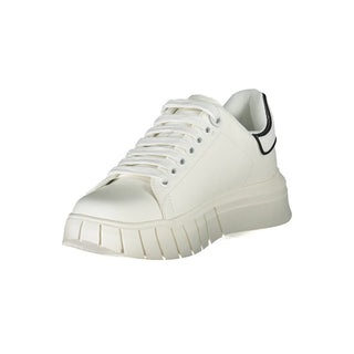 Zapatilla deportiva blanca de poliuretano para mujer