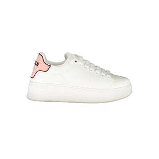 Rosa Polyurethan Damen-Sneaker