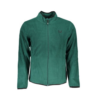 Sudadera para hombre de poliéster verde
