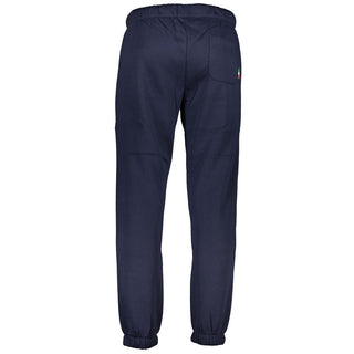 Pantalones deportivos de poliéster azul para hombre