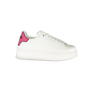 Rosa Polyurethan Damen-Sneaker