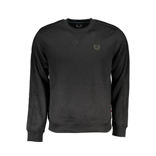 Schwarzes Polyester Herren-Sweatshirt