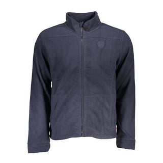 Blaues Herren-Sweatshirt aus Polyester