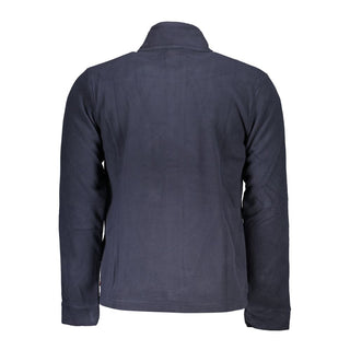 Blaues Herren-Sweatshirt aus Polyester