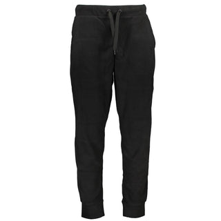 Schwarze Polyester-Sweatpant für Herren