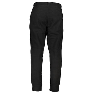 Schwarze Polyester-Sweatpant für Herren