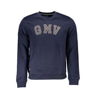 Sudadera azul de poliéster para hombre