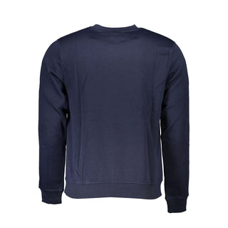 Sudadera azul de poliéster para hombre