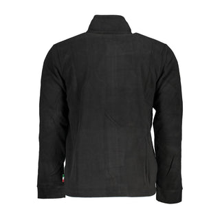 Sudadera negra de poliéster para hombre