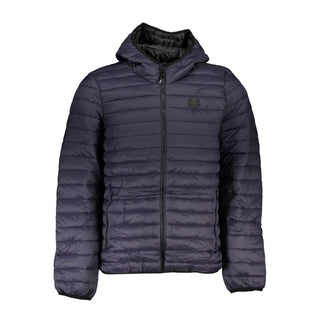 Chaqueta de hombre de poliamida azul