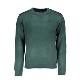 Suéter verde de algodón para hombre