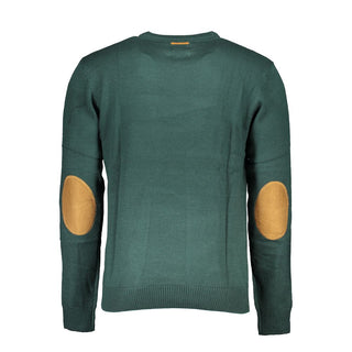Suéter verde de algodón para hombre
