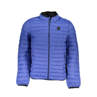 Blaue Polyamid-Herrenjacke