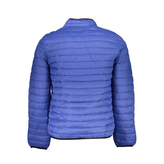 Blaue Polyamid-Herrenjacke