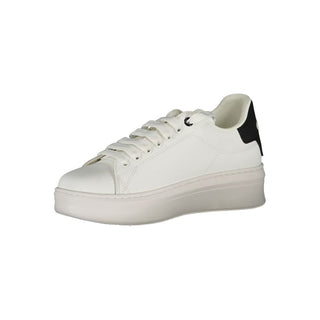 Zapatilla para mujer de poliuretano blanca