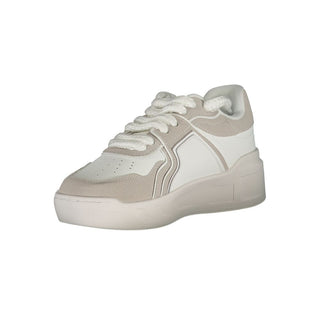 Bianco Polyurethan Damen-Sneaker