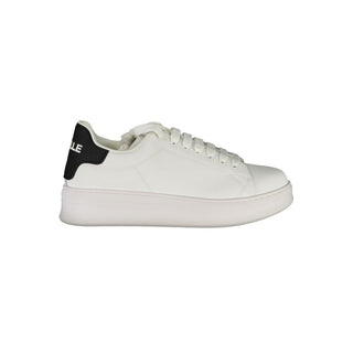 Herren-Sneaker aus weißem Polyurethan